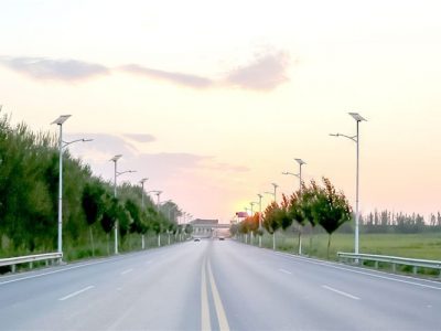 solar led street light application