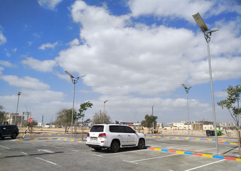 solar led street light project