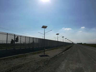 Solar street light project -road