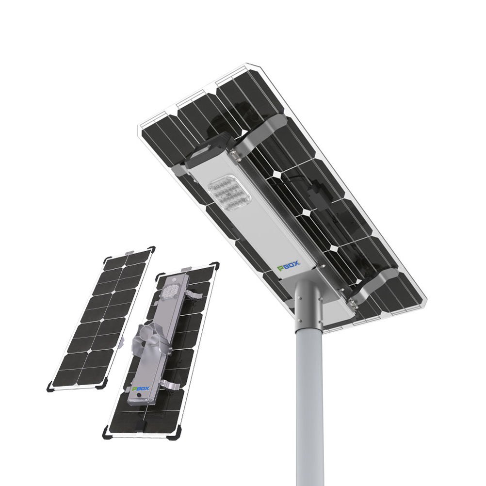 All in one solar street light