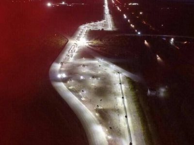 Solar led street light application