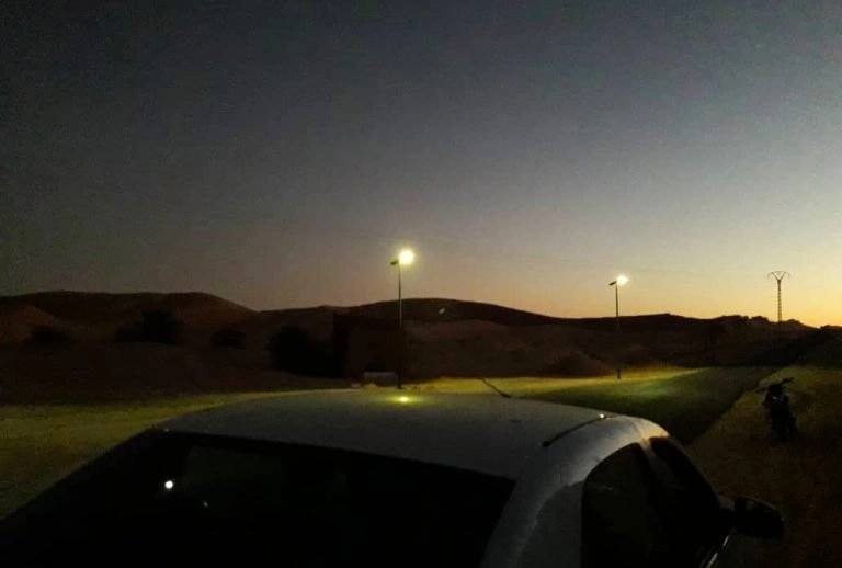 All in one solar street lighting project