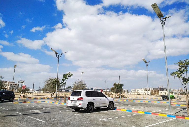 All in one solar street lighting project